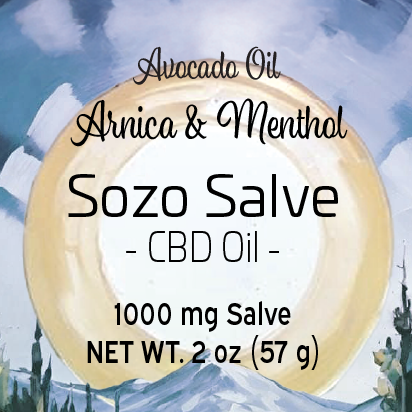 2 oz CBD Salve (Arnica & Menthol, Avocado)