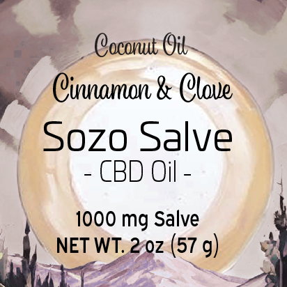 2 oz CBD Salve (Cinnamon & Clove, Coconut)