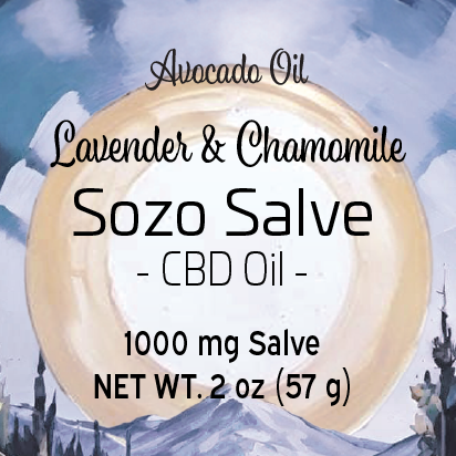 2 oz CBD Salve (Lavender & Chamomile, Avocado)