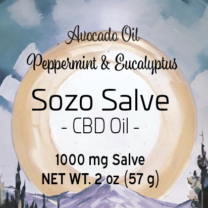 2 oz CBD Salve (Peppermint & Eucalyptus, Avocado)