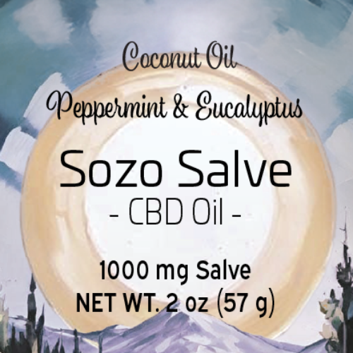 2 oz CBD Salve (Peppermint & Eucalyptus, Coconut)