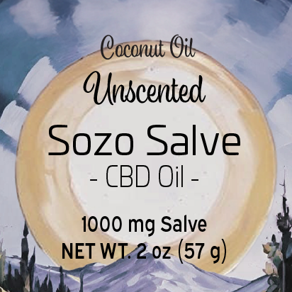 2 oz CBD Salve (Unscented, Coconut)