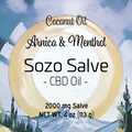 4 oz CBD Salve (Arnica & Menthol, Coconut)