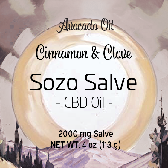 4 oz CBD Salve (Cinnamon & Clove, Avocado)