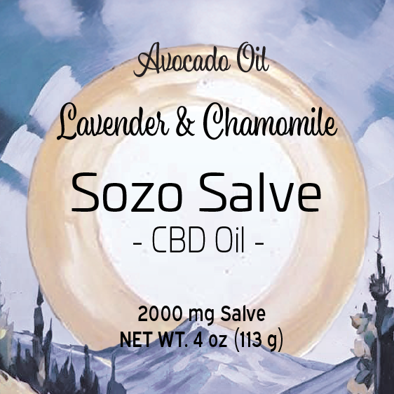 4 oz CBD Salve (Lavender & Chamomile, Avocado)