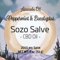 4 oz CBD Salve (Peppermint & Eucalyptus, Avocado)