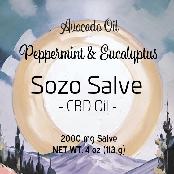 4 oz CBD Salve (Peppermint & Eucalyptus, Avocado)