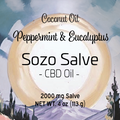 4 oz CBD Salve (Peppermint & Eucalyptus, Coconut)
